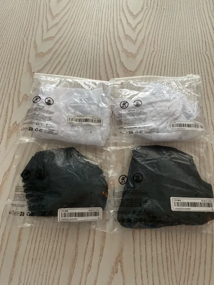 lot de 4 boxer dentelle blanc et noir taille L neuf emballé