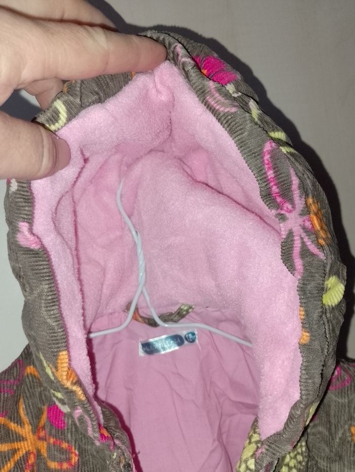 Manteau fleuri barbouillage 12 mois - photo numéro 7