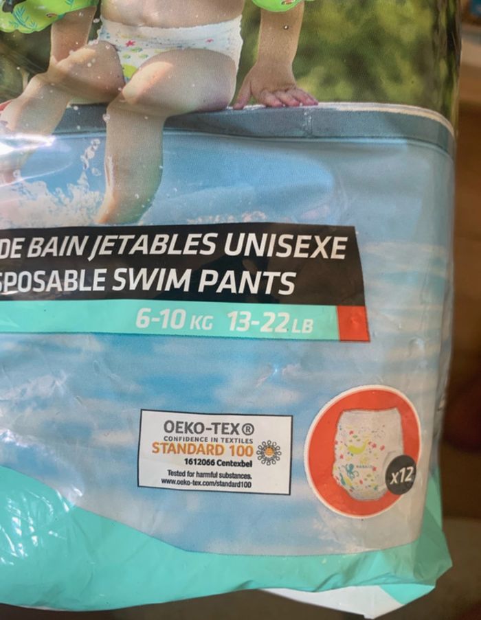 Couches de bain unisexe 6-10kg Nabaiji Décathlon - photo numéro 3