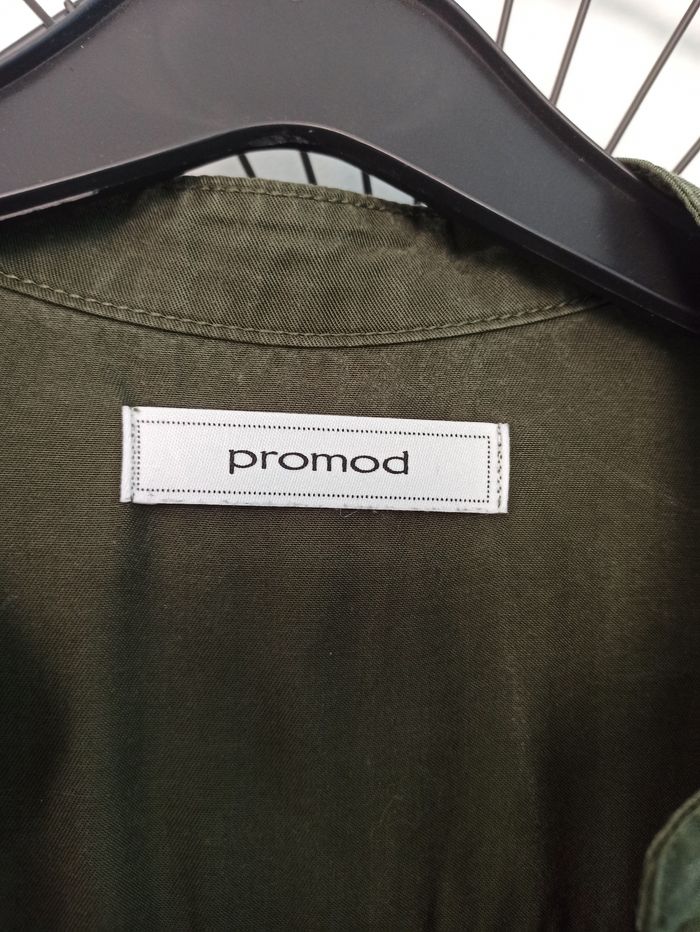 Robe chemise vert kaky - photo numéro 3