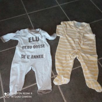 Lot pyjamas 1an