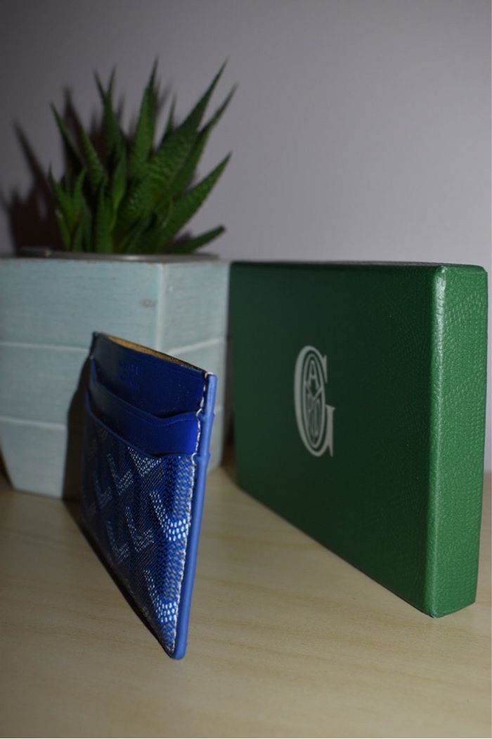 Porte carte goyard bleu - photo numéro 2