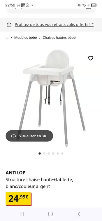 Chaise haute i
