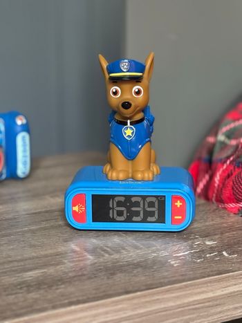Réveil veilleuse Lexibook Chase Pat Patrouille