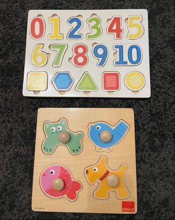 Lot 2 puzzles pour petit