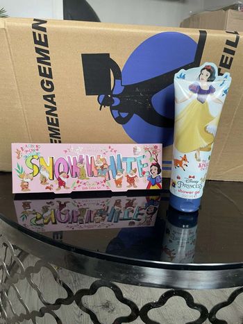 Bombe de Bain + Gel Douche Blanche Neige Disney Princesse