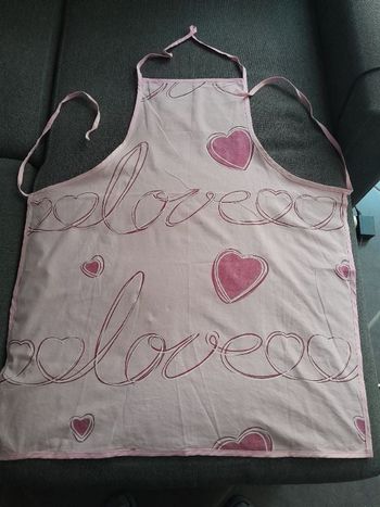 Tablier de cuisine femme cœur love
