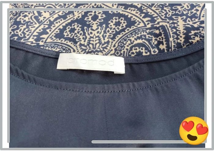 Robe Promod satiné bleu M 38/40 - photo numéro 5