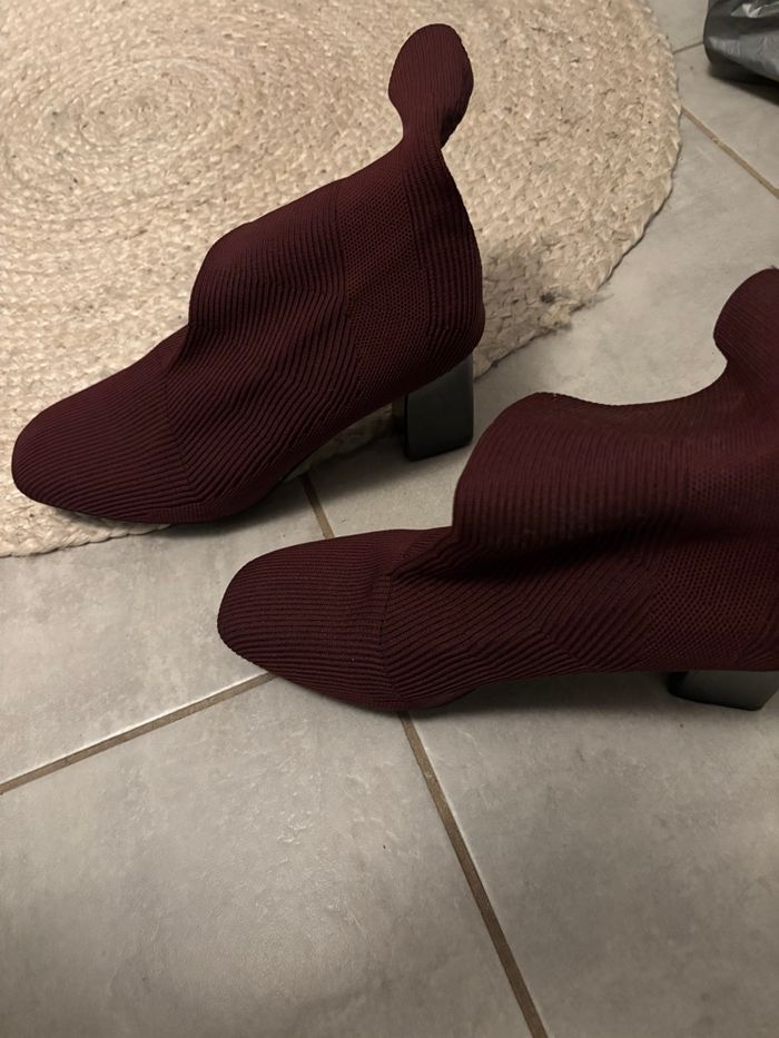 Bottines bordeaux taille 42 - photo numéro 3