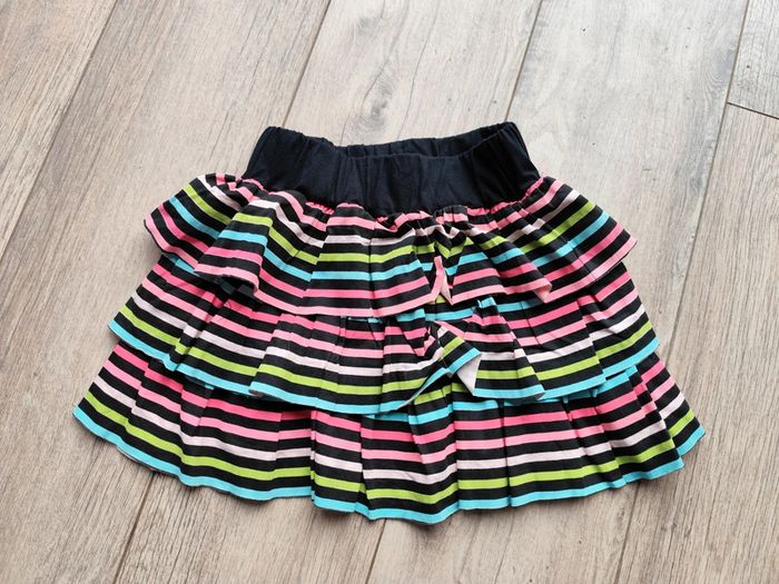 Jupe rayé multicolore