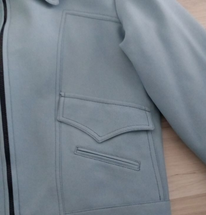 Blouson femme bleu ciel taille 38 - photo numéro 5
