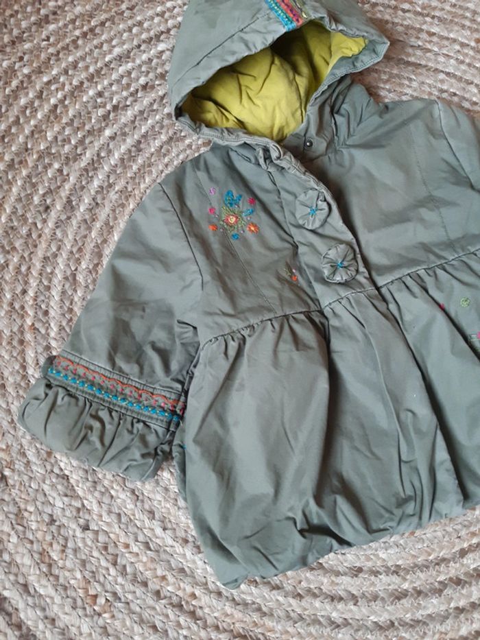 Manteau à capuche Catimini 12 mois - photo numéro 3