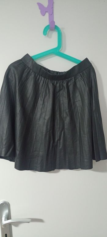 Jupe simili cuir Zara