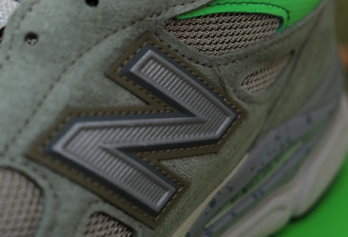 New balance x patta 990v3 olive - photo numéro 4