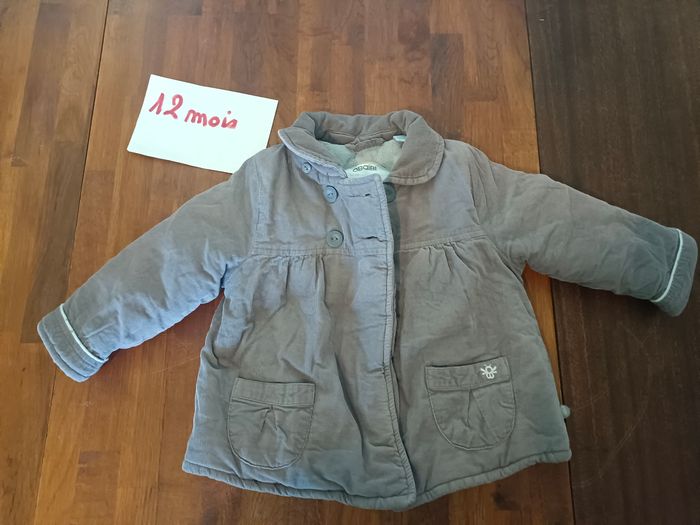 Manteau d'hiver gris - 12 mois