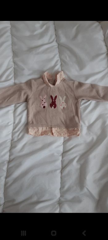 Pull bébé fille 3 mois