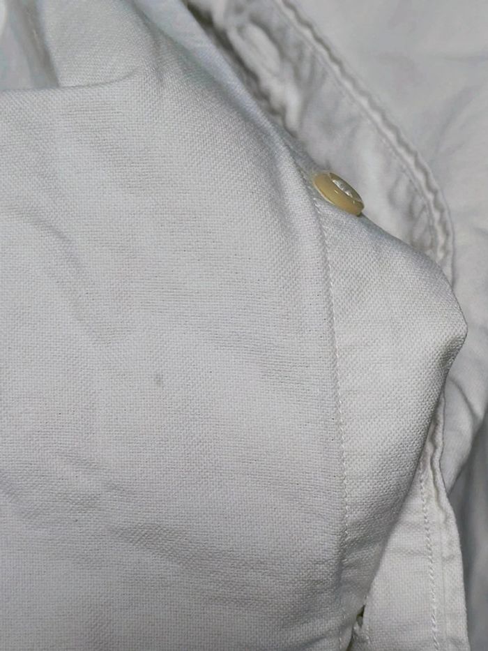 Chemise Ralph Lauren Classic Fit Blanche Vintage Y2K – Logo Brodé – Coton Haut de Gamme - photo numéro 7