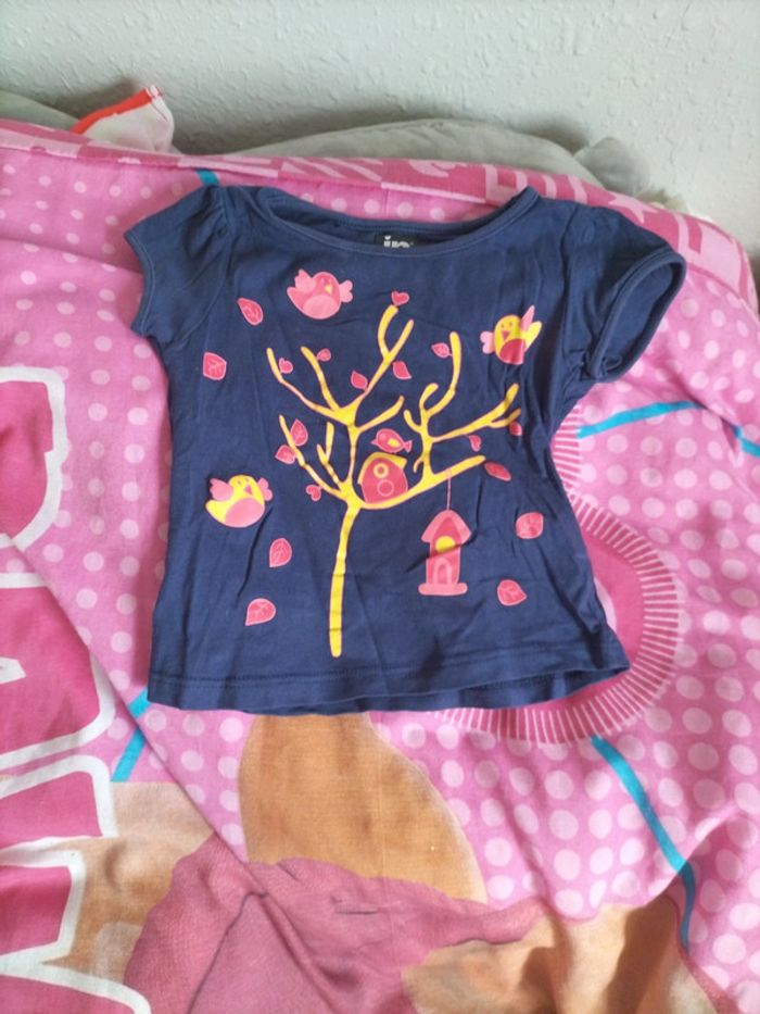 Tee shirt fille 12 mois