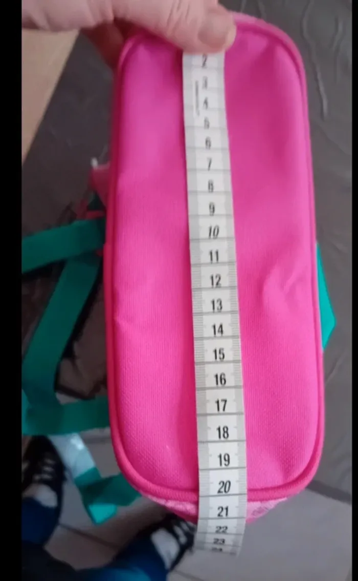 Superbe petit sac rose pour petite fille pour le goûter ou autre neuf - photo numéro 6