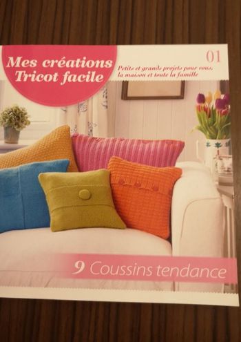 Mes créations tricot facile n°1. Hachette. Neuf avec étiquette.
