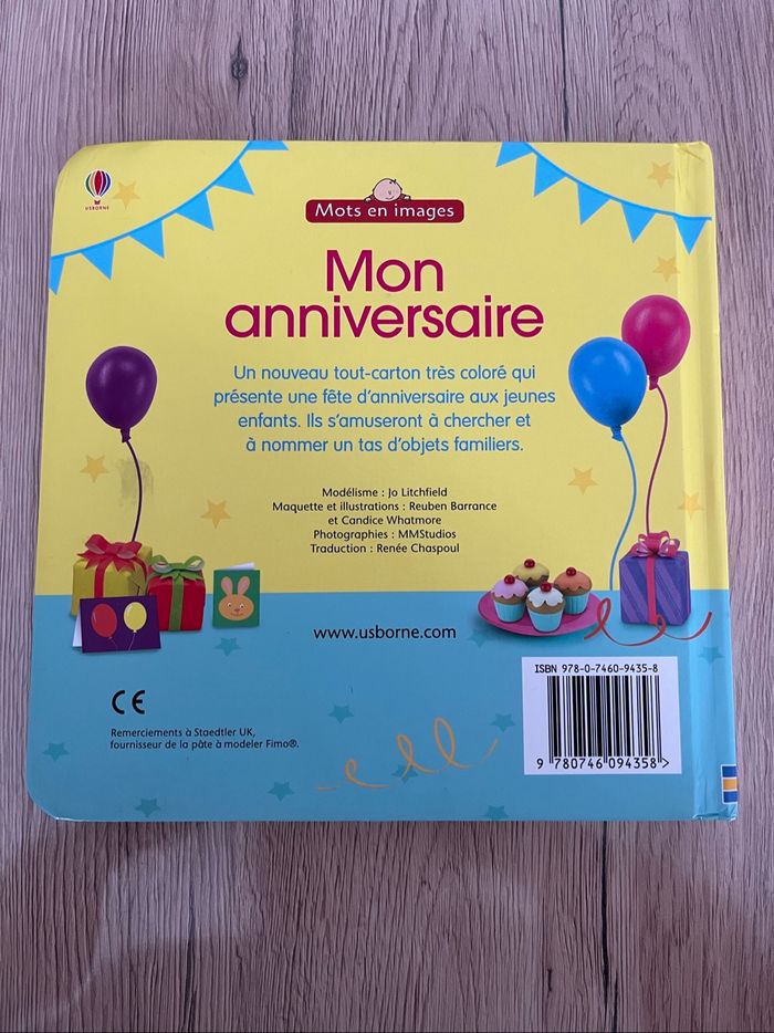 Imagier « Mon anniversaire » - photo numéro 2