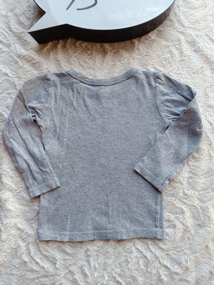 Tee shirt chemise manches longues Garçon 2/3 ans Eldys 100% coton - photo numéro 6