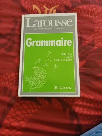 Livre larousse grammaire