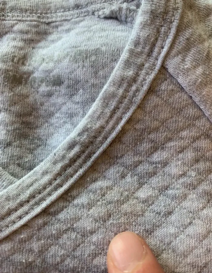 Lot ensembles Petit Béguin bio + chaussons Blanc et Gris 6M - photo numéro 8