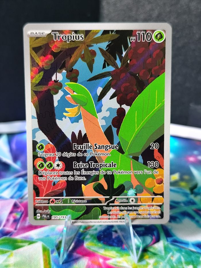 Carte pokémon neuve 🇨🇵 Tropius 195/193 Évolution à Paldéa