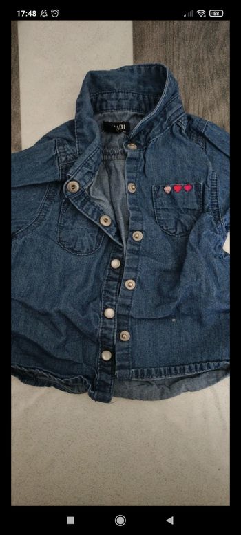 Chemise bébé fille