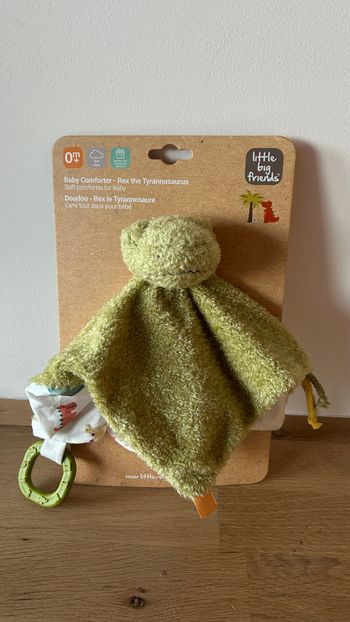 Doudou bébé Rex le Tyrannosaure de Little Big Friends NEUF