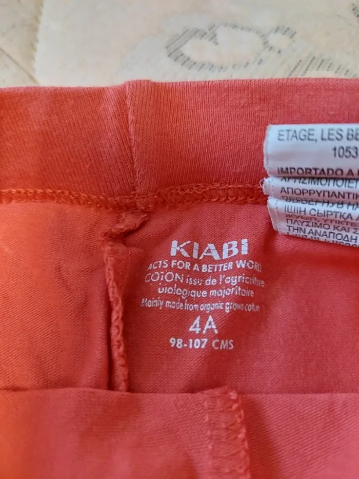 Lot de 2 leggings 4 ans - photo numéro 2