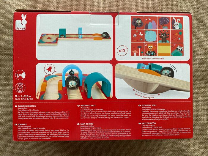 Jouet en bois Rallye du Hérisson Janod - photo numéro 2