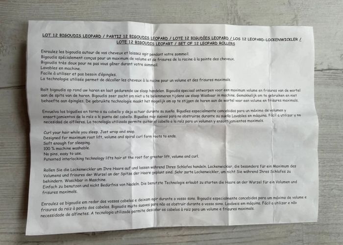 Lot de 12 bigoudis - photo numéro 3