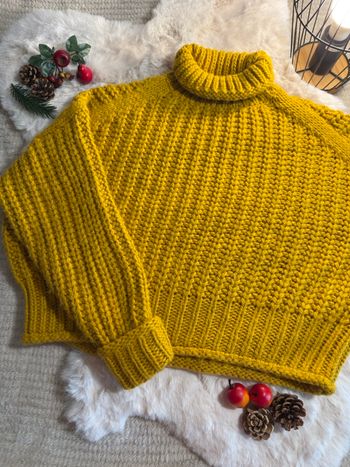 Pull grosse maille femme