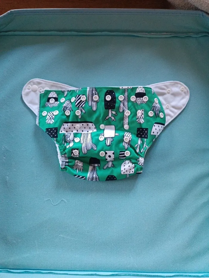 Couche lavable cactus Little Bloom 0-3A - photo numéro 3