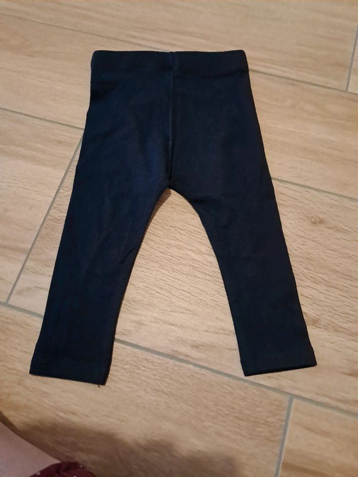 Legging bleu marine kiabi 12 mois - photo numéro 3