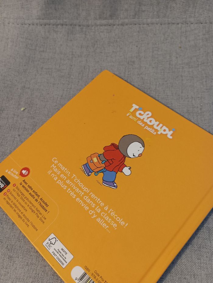Livre T'choupi rentre à l'école histoires a lire et à écouter - photo numéro 3