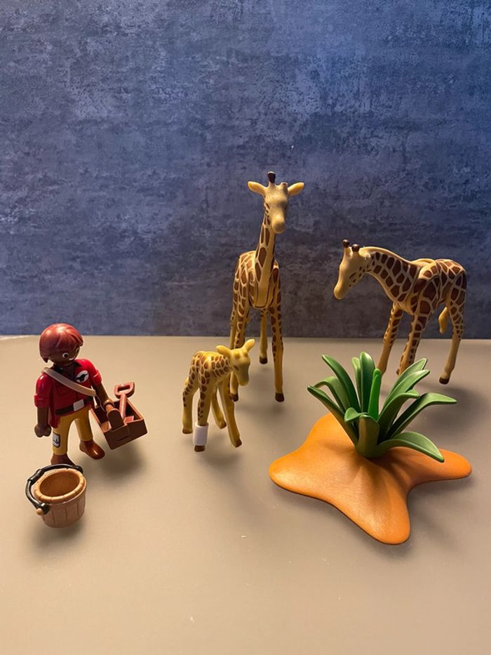 Playmobil safari girafe soigneur