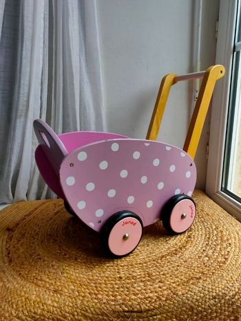 Chariot de marche en bois Janod 