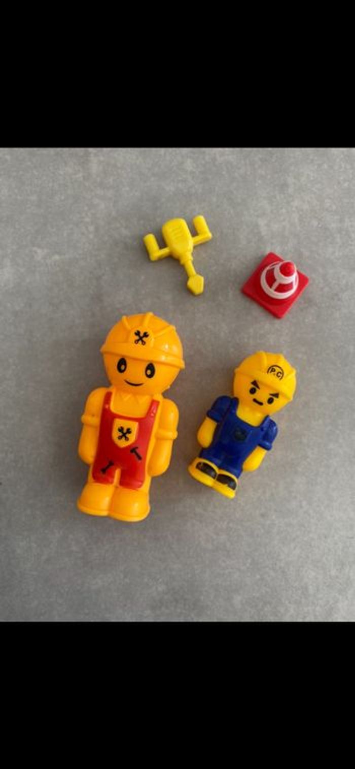 Figurine ouvriers de chantier - photo numéro 2