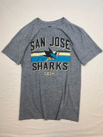 t-shirt imprimé sport USA NHL, gris, homme, taille M