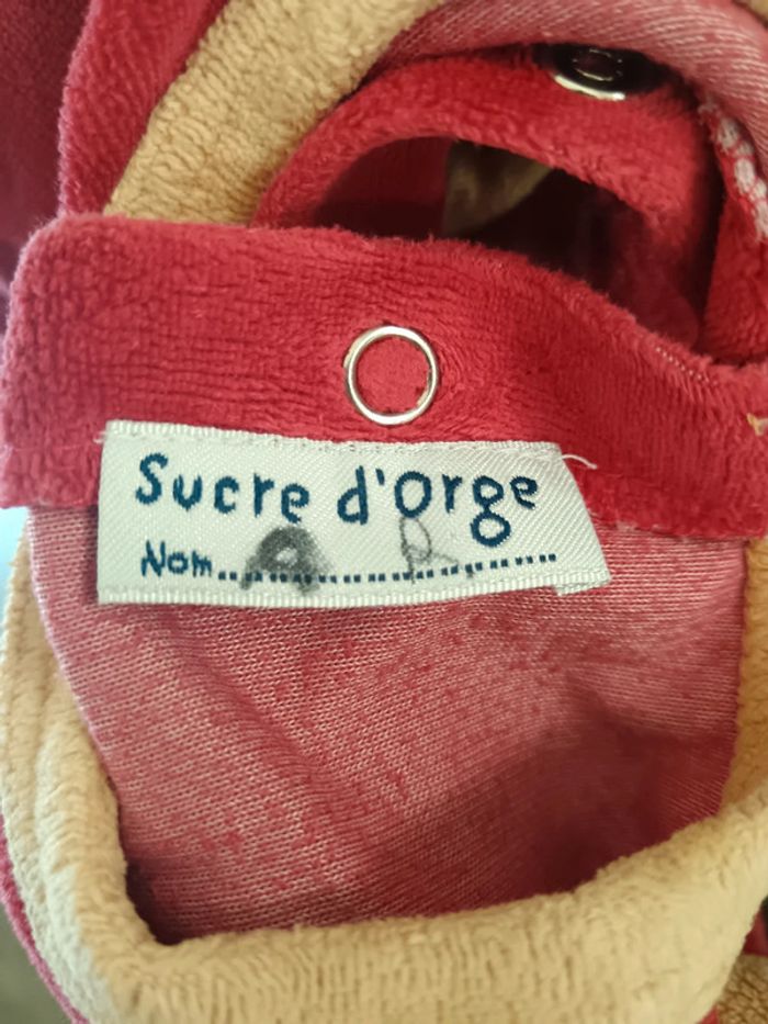 đ pyjama rouge 6 mois sucre d'orge - photo numĂ©ro 4