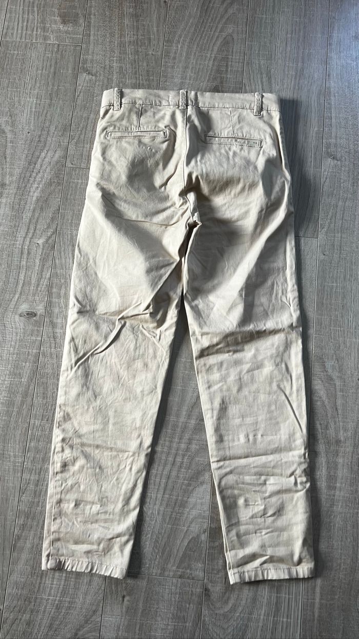 Pantalon chino beige 10 ans - photo numéro 2
