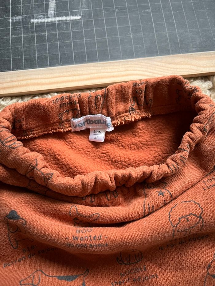 Jogging marron taille 1 mois - photo numéro 2