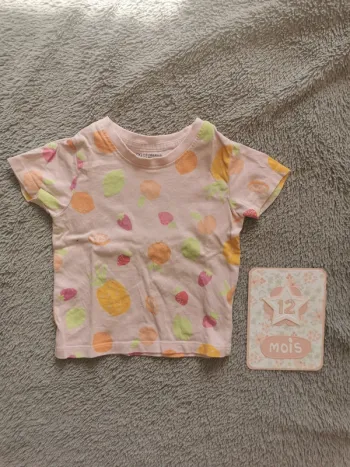 T-shirt fruits Primark 12 mois