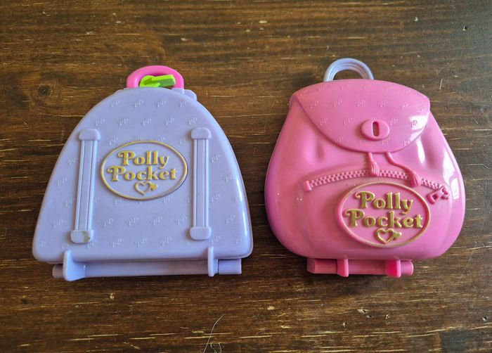 Lot 2 Polly Pocket snow mountain 1996 et Jungle Adventure