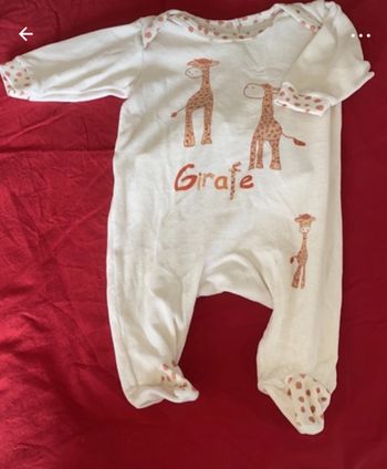 Pyjama beige 6 mois