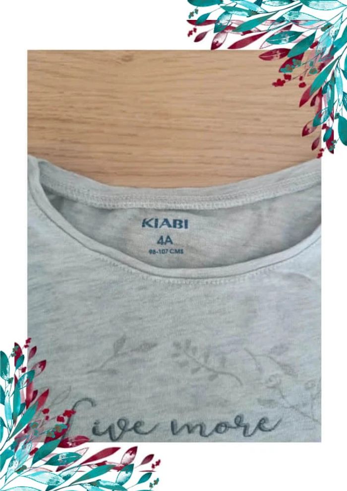 T-shirt à manches longues fille 4 ans - photo numéro 4