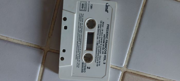 Cassette audio Frédéric François - photo numéro 2